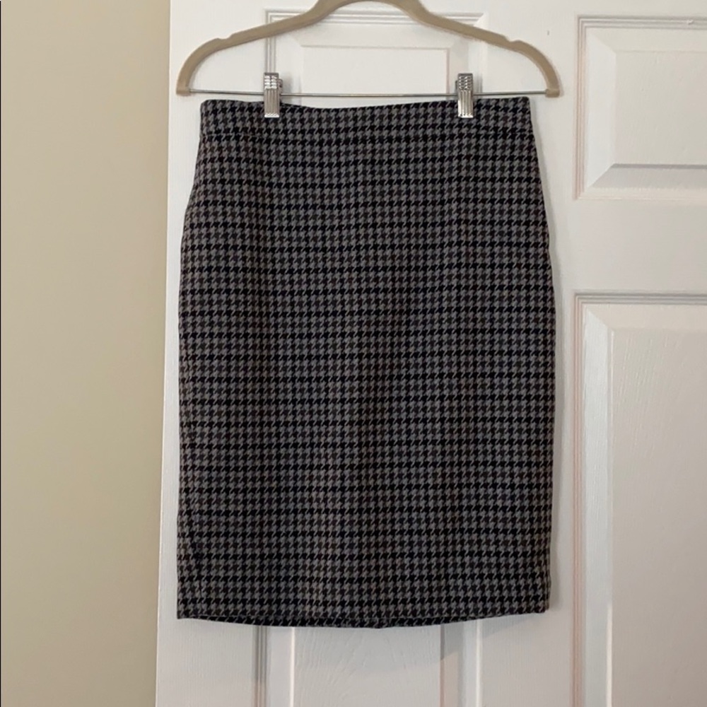 JCrew Black And Grey Pencil Skirt